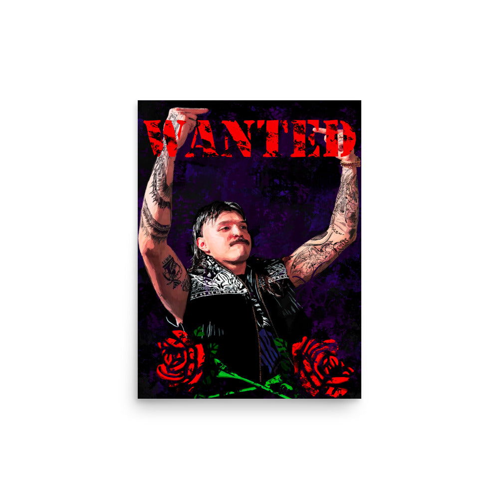 dominic mysterio | “wanted” | 12” x 16” poster