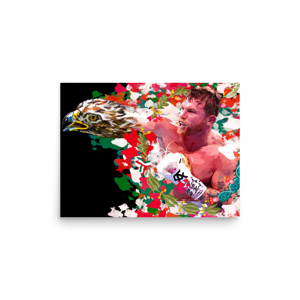 canelo | “con todo Mexico” | 12” x 16” poster