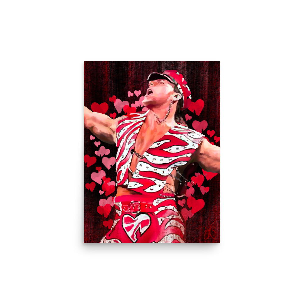 shawn michaels | “heartbreaker” | 12” x 16” poster