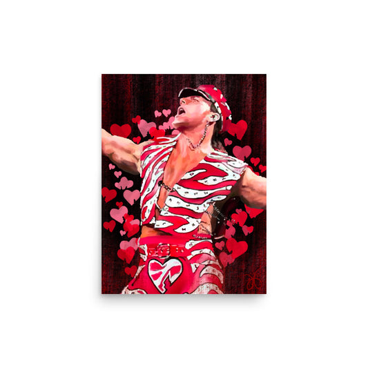 shawn michaels | “heartbreaker” | 12” x 16” poster