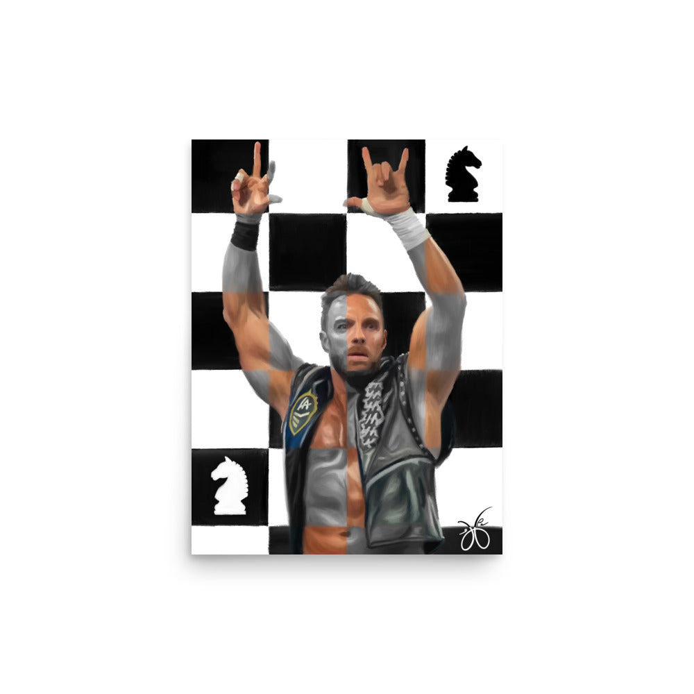 la knight | “knight” | 12” x 16” poster