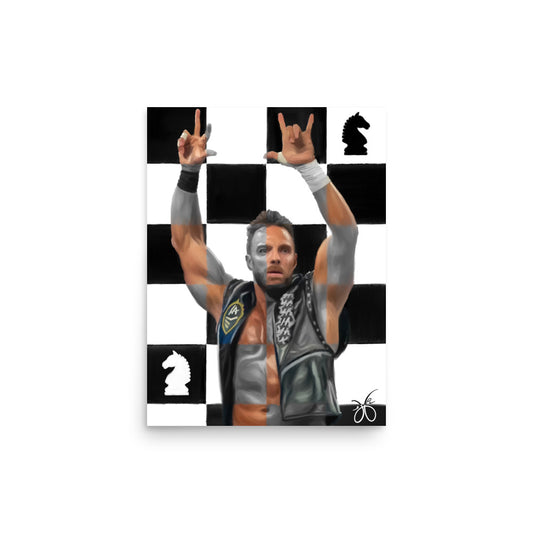 la knight | “knight” | 12” x 16” poster