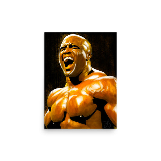 bobby lashley | “lash-out” | 12” x 16” poster
