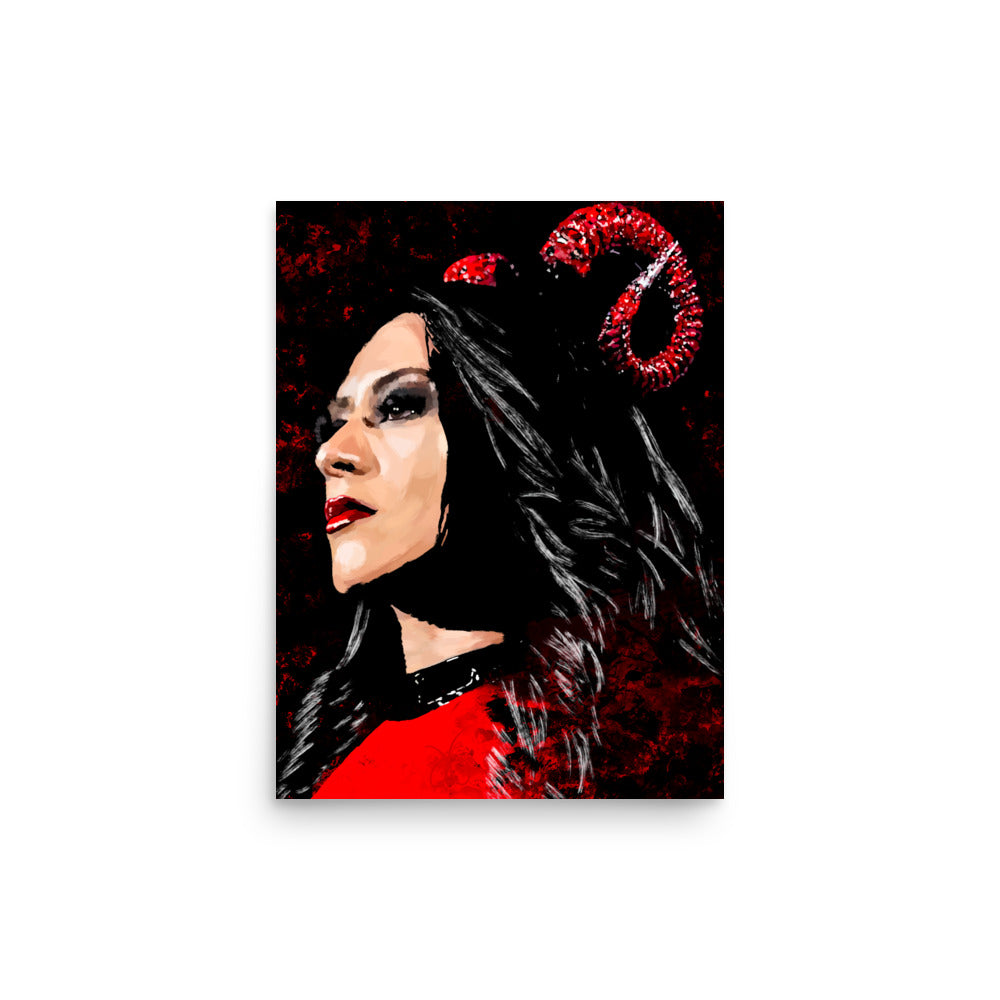 stephanie vaquer | “angel oscura” | 12” x 16” poster