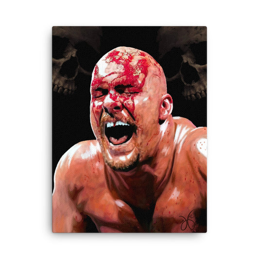 stone cold steve austin | “close” | canvas