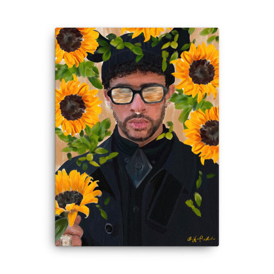 bad bunny | “sunflowers” | canvas